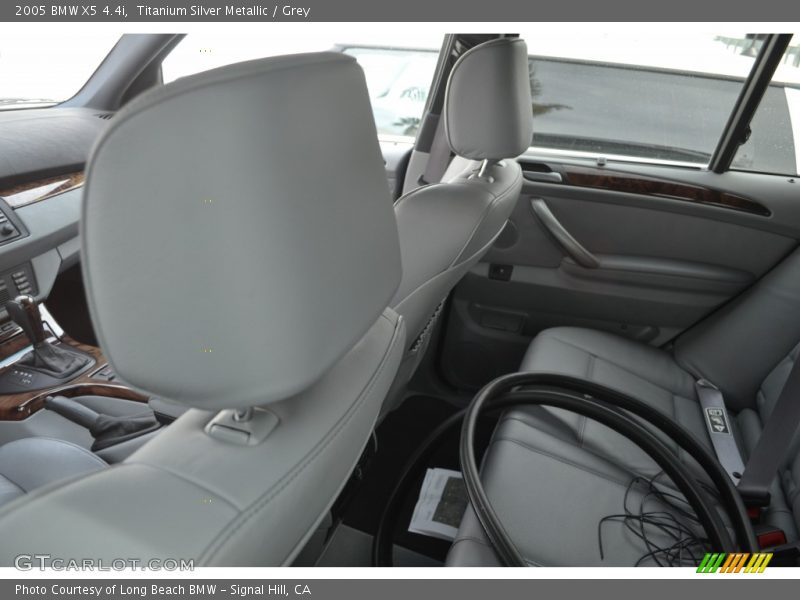 Titanium Silver Metallic / Grey 2005 BMW X5 4.4i