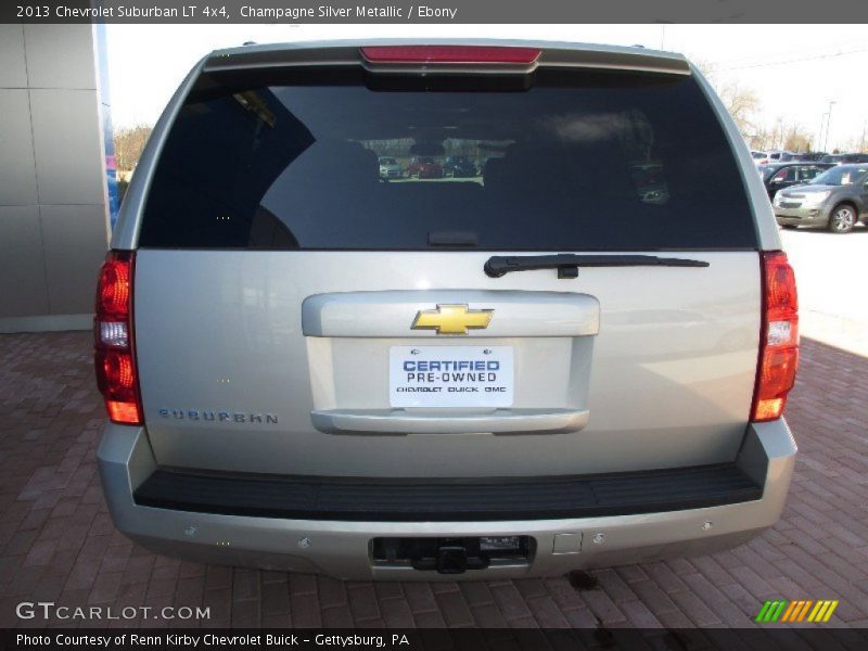 Champagne Silver Metallic / Ebony 2013 Chevrolet Suburban LT 4x4