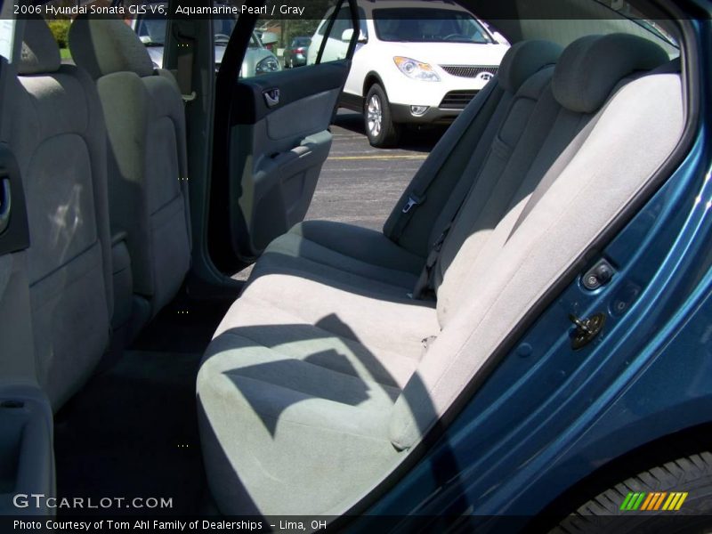 Aquamarine Pearl / Gray 2006 Hyundai Sonata GLS V6