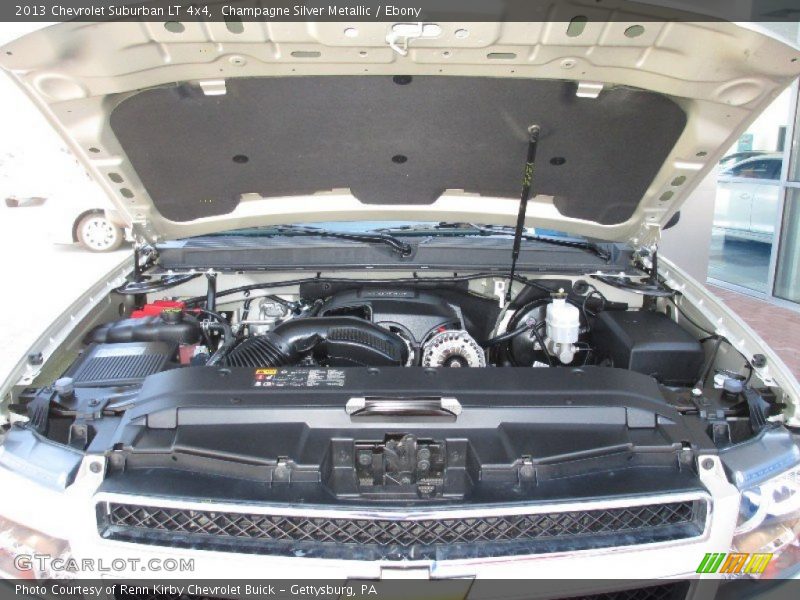 Champagne Silver Metallic / Ebony 2013 Chevrolet Suburban LT 4x4