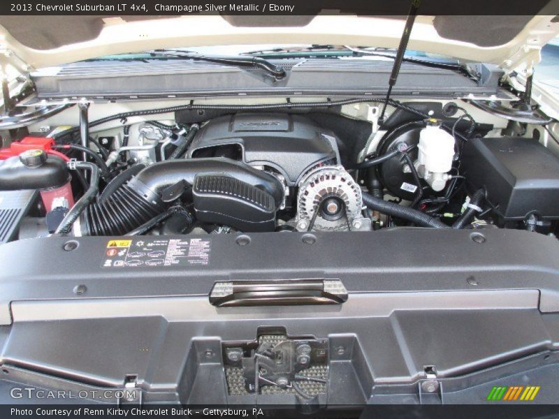 Champagne Silver Metallic / Ebony 2013 Chevrolet Suburban LT 4x4
