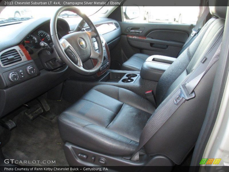Front Seat of 2013 Suburban LT 4x4