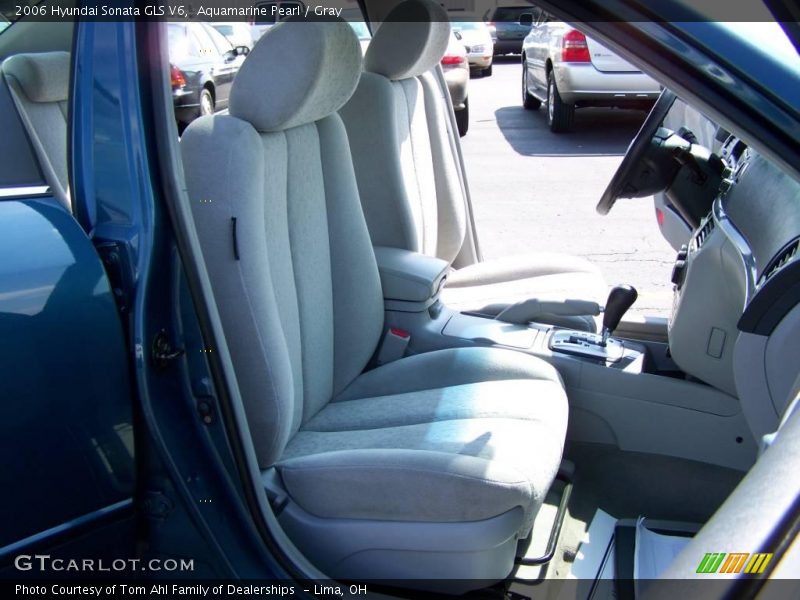 Aquamarine Pearl / Gray 2006 Hyundai Sonata GLS V6