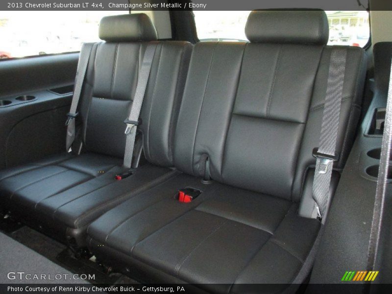 Rear Seat of 2013 Suburban LT 4x4