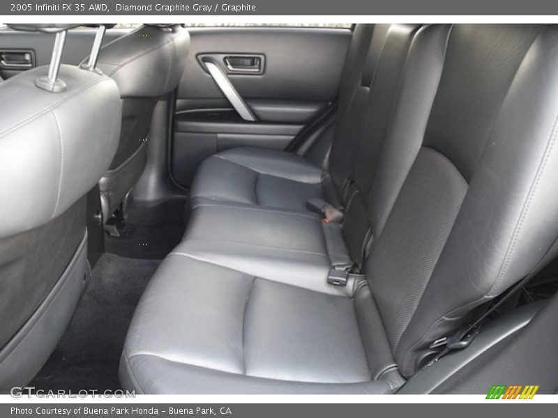 Rear Seat of 2005 FX 35 AWD