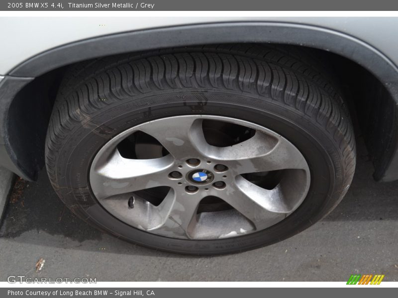 Titanium Silver Metallic / Grey 2005 BMW X5 4.4i