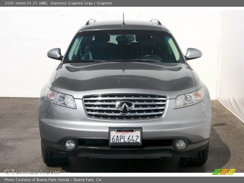 Diamond Graphite Gray / Graphite 2005 Infiniti FX 35 AWD
