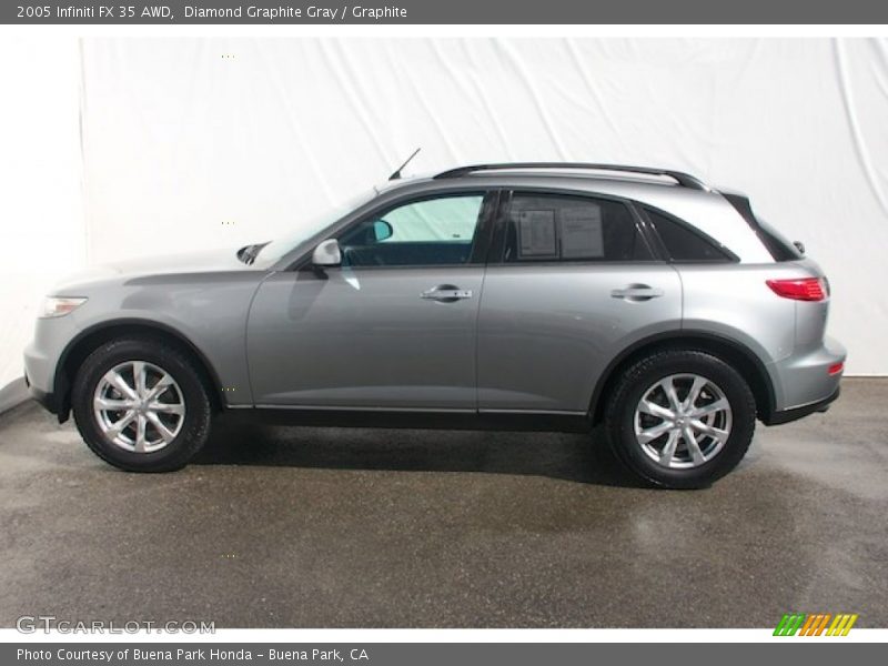 Diamond Graphite Gray / Graphite 2005 Infiniti FX 35 AWD