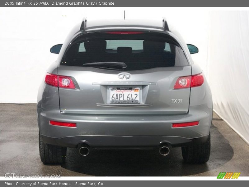 Diamond Graphite Gray / Graphite 2005 Infiniti FX 35 AWD