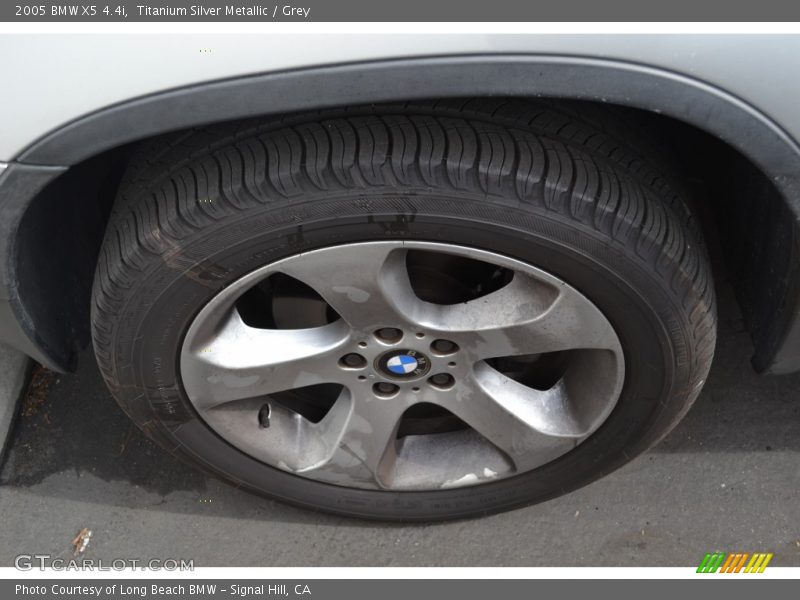 Titanium Silver Metallic / Grey 2005 BMW X5 4.4i
