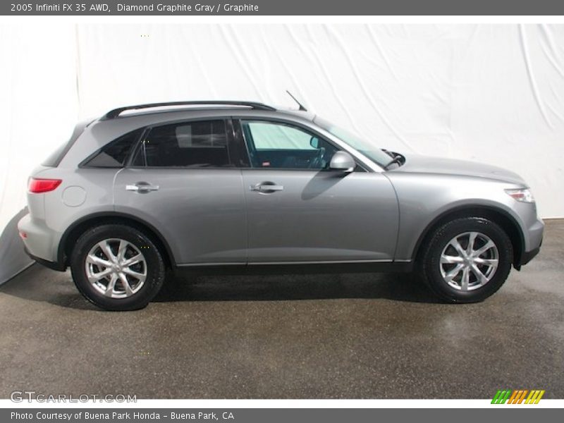 Diamond Graphite Gray / Graphite 2005 Infiniti FX 35 AWD