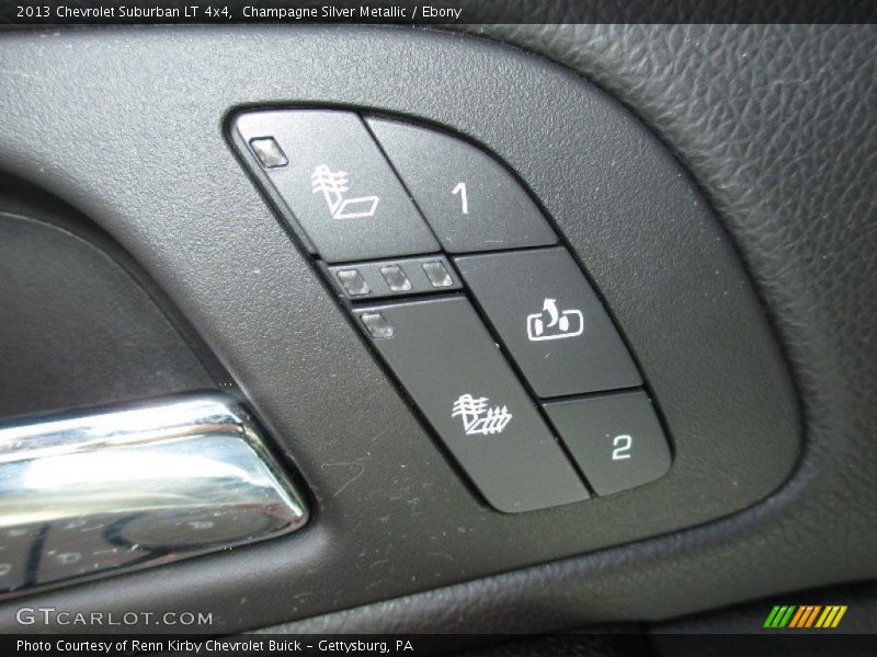 Champagne Silver Metallic / Ebony 2013 Chevrolet Suburban LT 4x4