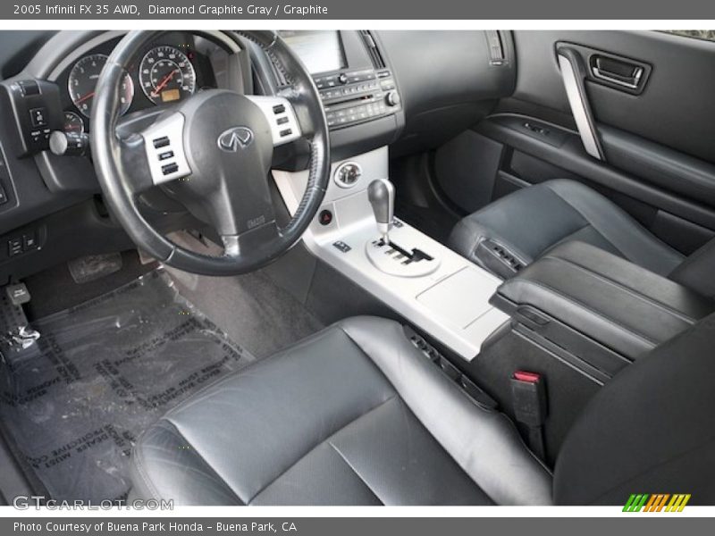 Graphite Interior - 2005 FX 35 AWD 
