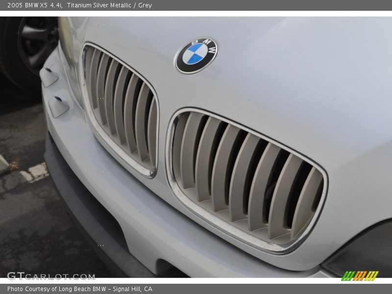 Titanium Silver Metallic / Grey 2005 BMW X5 4.4i