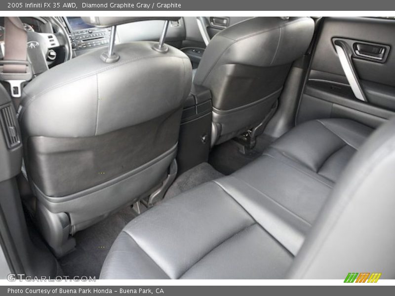 Rear Seat of 2005 FX 35 AWD