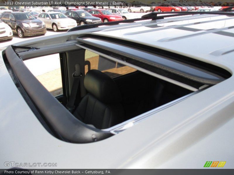 Sunroof of 2013 Suburban LT 4x4