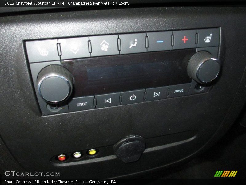 Champagne Silver Metallic / Ebony 2013 Chevrolet Suburban LT 4x4
