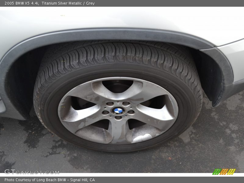 Titanium Silver Metallic / Grey 2005 BMW X5 4.4i