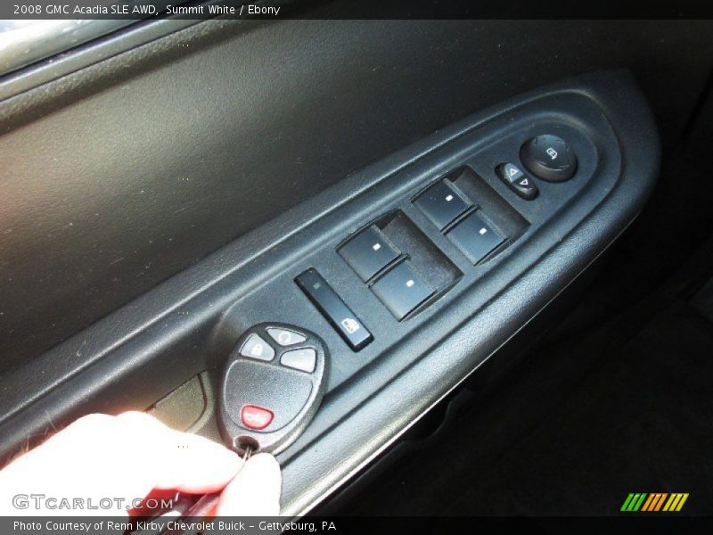 Summit White / Ebony 2008 GMC Acadia SLE AWD