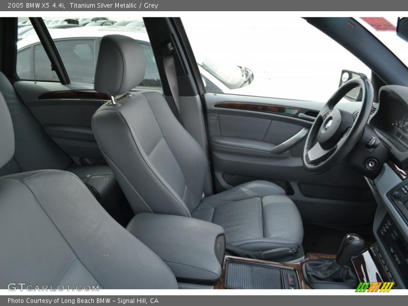 Titanium Silver Metallic / Grey 2005 BMW X5 4.4i