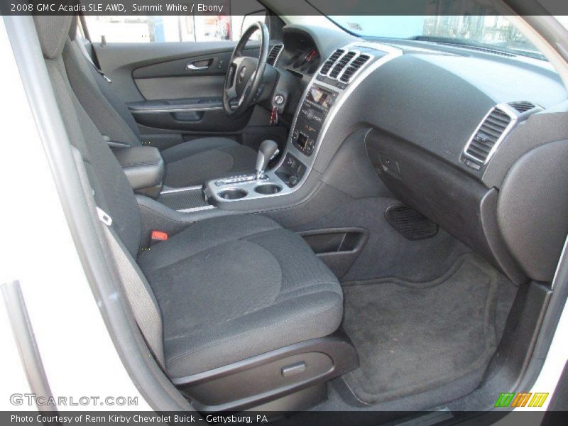 Summit White / Ebony 2008 GMC Acadia SLE AWD