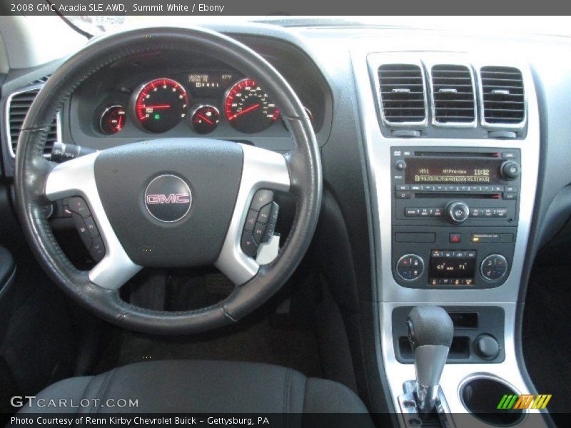 Summit White / Ebony 2008 GMC Acadia SLE AWD