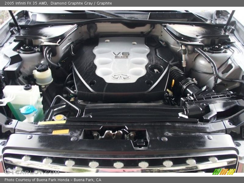 Diamond Graphite Gray / Graphite 2005 Infiniti FX 35 AWD
