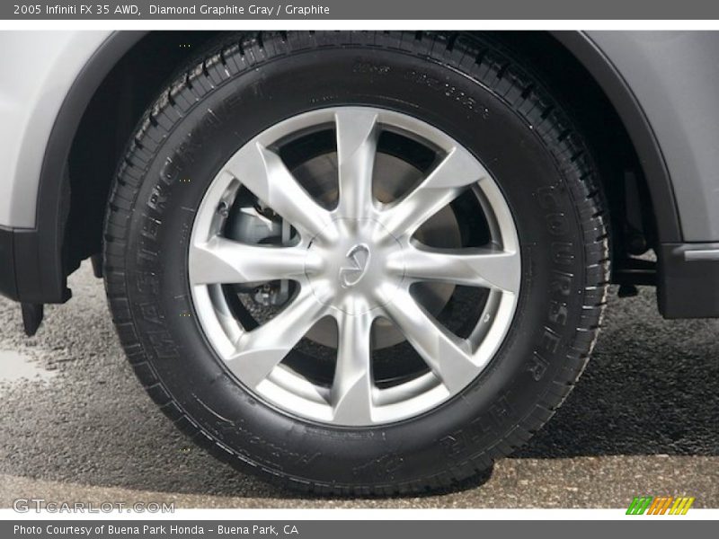Diamond Graphite Gray / Graphite 2005 Infiniti FX 35 AWD