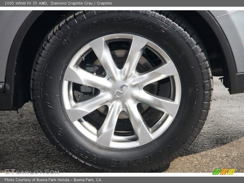 Diamond Graphite Gray / Graphite 2005 Infiniti FX 35 AWD