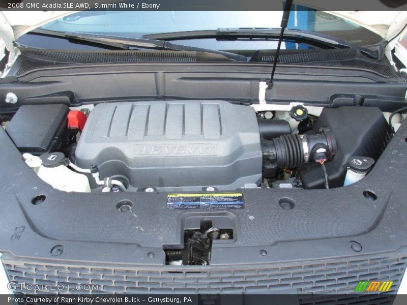 Summit White / Ebony 2008 GMC Acadia SLE AWD