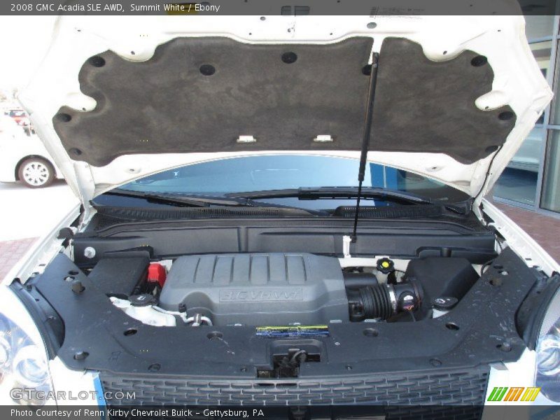 Summit White / Ebony 2008 GMC Acadia SLE AWD