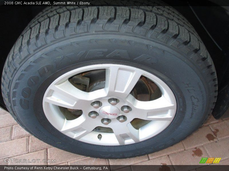 Summit White / Ebony 2008 GMC Acadia SLE AWD