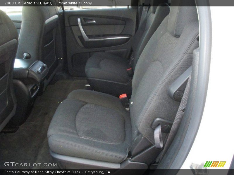 Rear Seat of 2008 Acadia SLE AWD