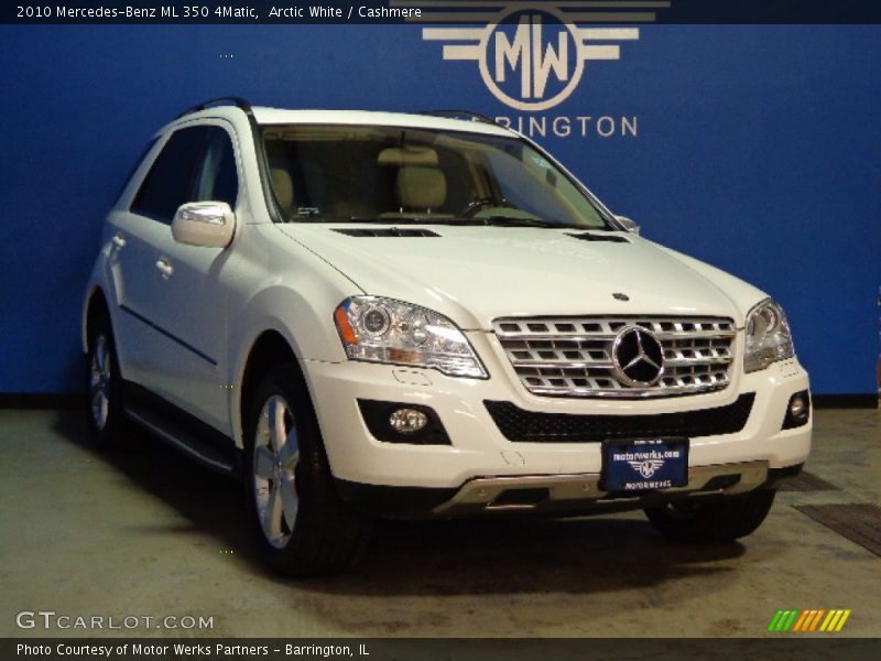 Arctic White / Cashmere 2010 Mercedes-Benz ML 350 4Matic