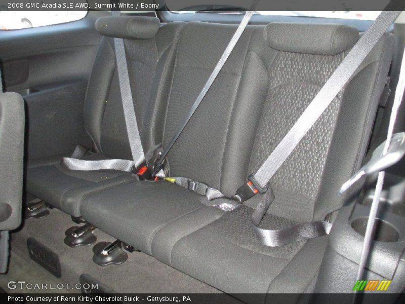 Rear Seat of 2008 Acadia SLE AWD