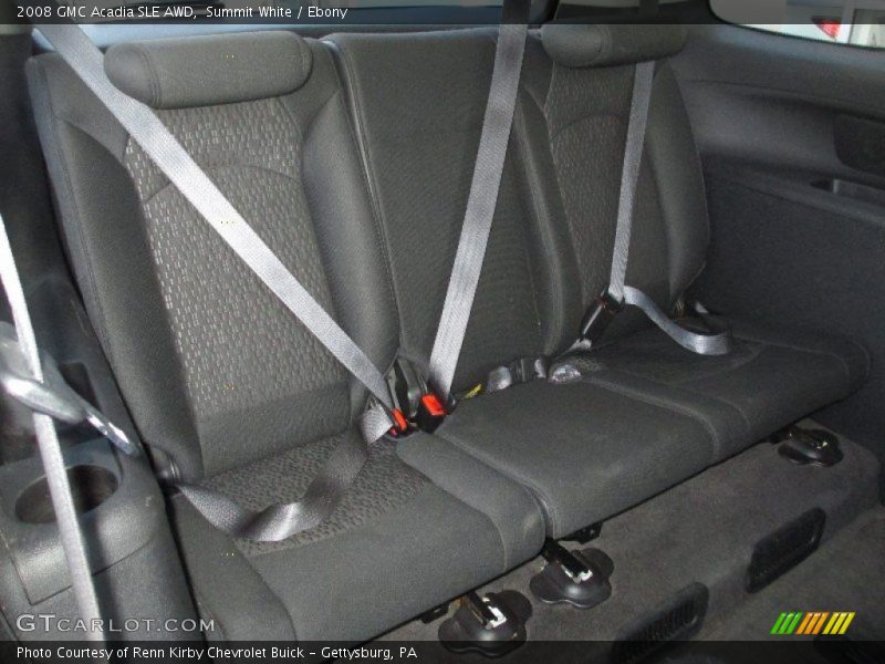 Rear Seat of 2008 Acadia SLE AWD