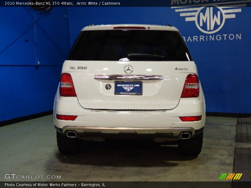 Arctic White / Cashmere 2010 Mercedes-Benz ML 350 4Matic
