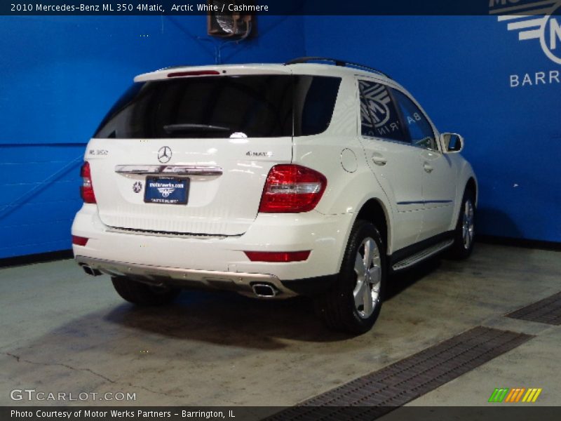 Arctic White / Cashmere 2010 Mercedes-Benz ML 350 4Matic