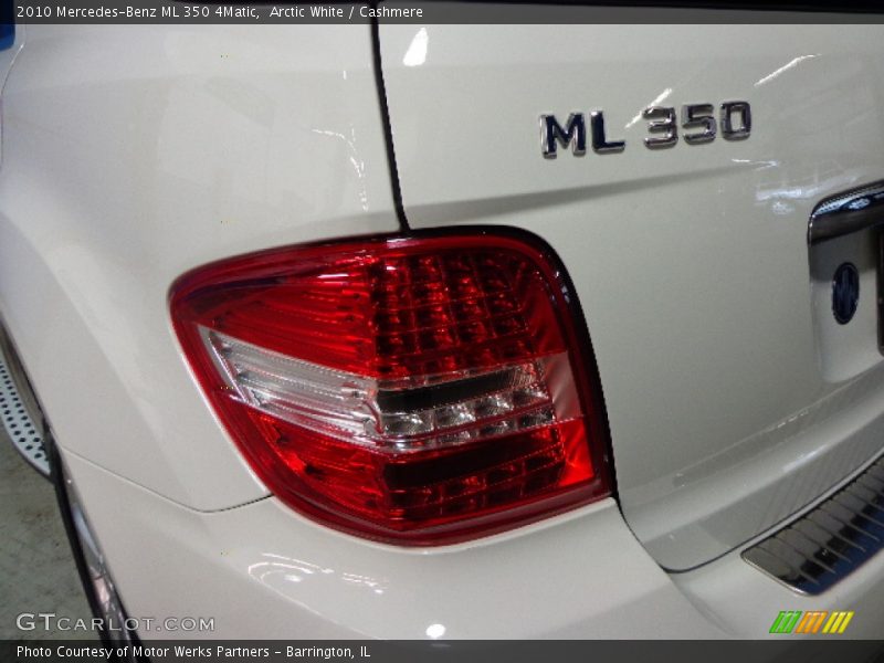Arctic White / Cashmere 2010 Mercedes-Benz ML 350 4Matic