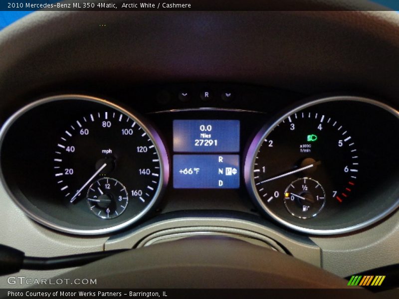 Arctic White / Cashmere 2010 Mercedes-Benz ML 350 4Matic