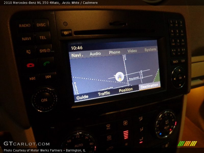 Arctic White / Cashmere 2010 Mercedes-Benz ML 350 4Matic