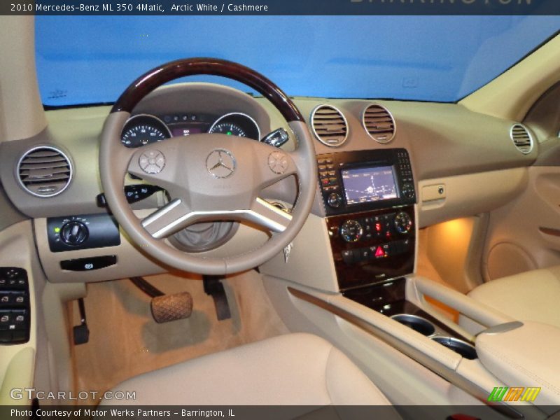 Arctic White / Cashmere 2010 Mercedes-Benz ML 350 4Matic