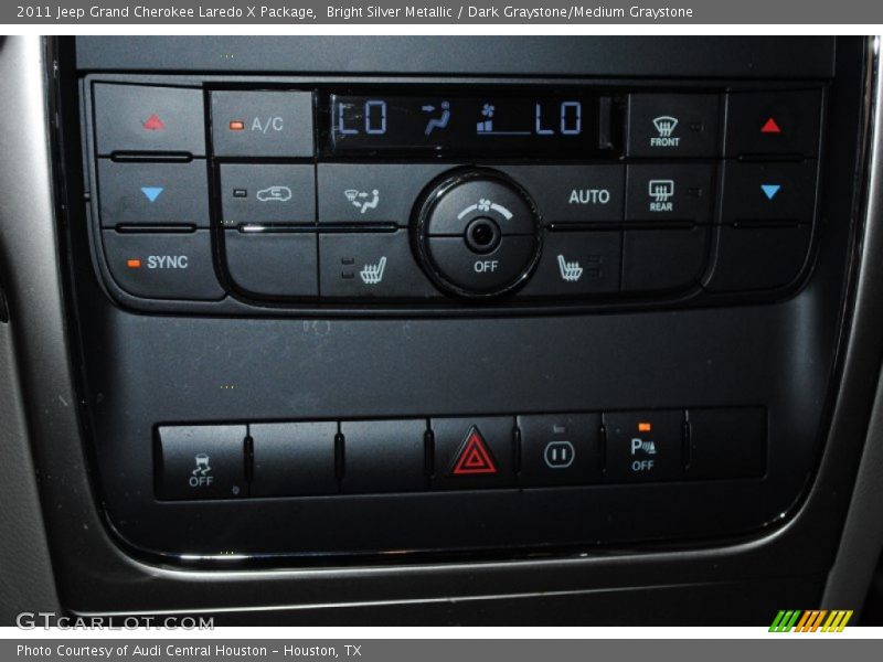 Bright Silver Metallic / Dark Graystone/Medium Graystone 2011 Jeep Grand Cherokee Laredo X Package