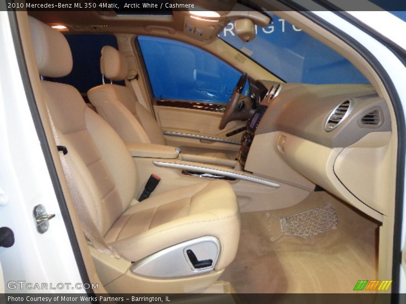 Arctic White / Cashmere 2010 Mercedes-Benz ML 350 4Matic