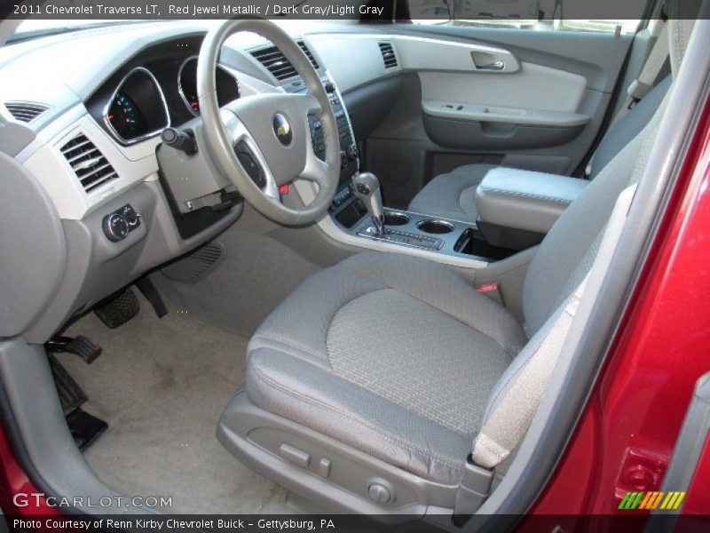 Dark Gray/Light Gray Interior - 2011 Traverse LT 