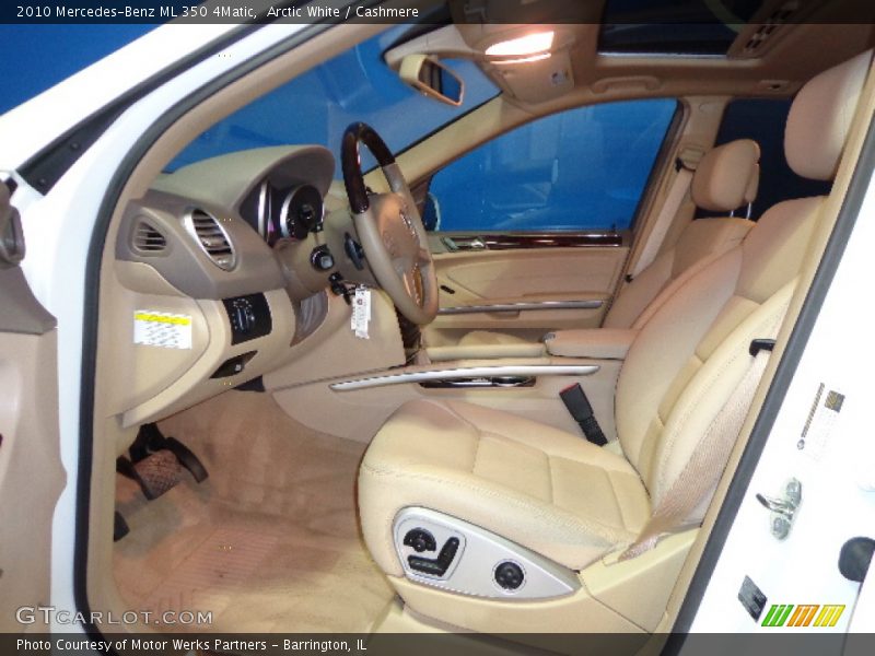 Arctic White / Cashmere 2010 Mercedes-Benz ML 350 4Matic