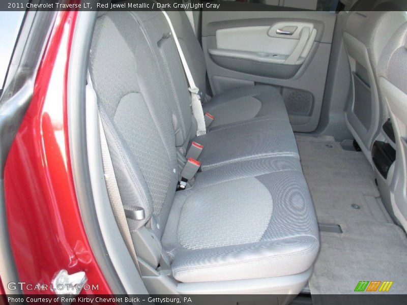 Red Jewel Metallic / Dark Gray/Light Gray 2011 Chevrolet Traverse LT