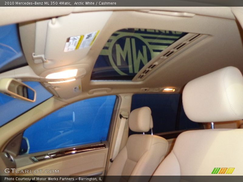 Arctic White / Cashmere 2010 Mercedes-Benz ML 350 4Matic