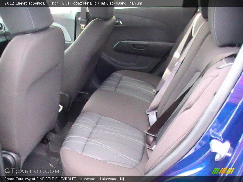 Blue Topaz Metallic / Jet Black/Dark Titanium 2012 Chevrolet Sonic LT Hatch