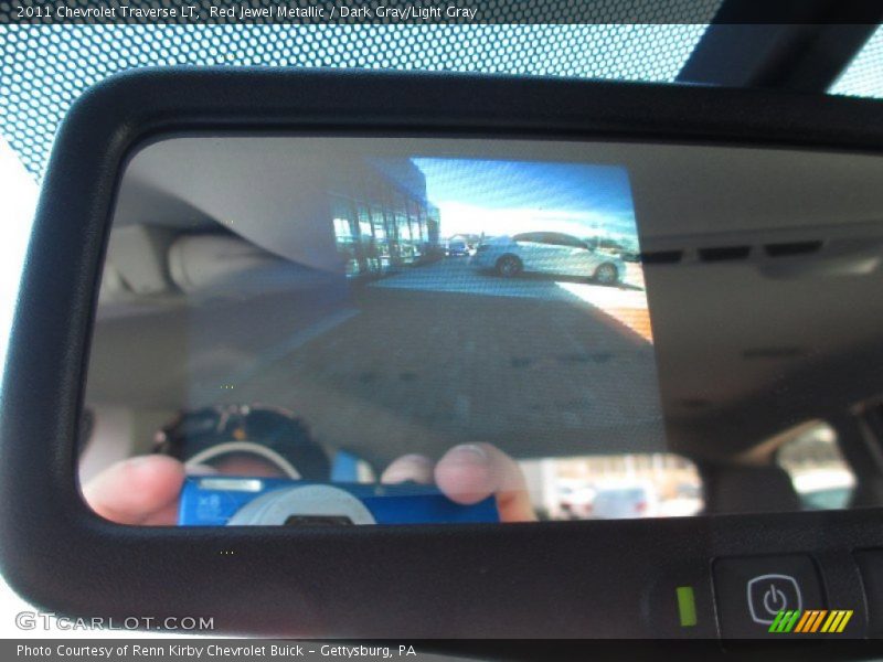 Red Jewel Metallic / Dark Gray/Light Gray 2011 Chevrolet Traverse LT